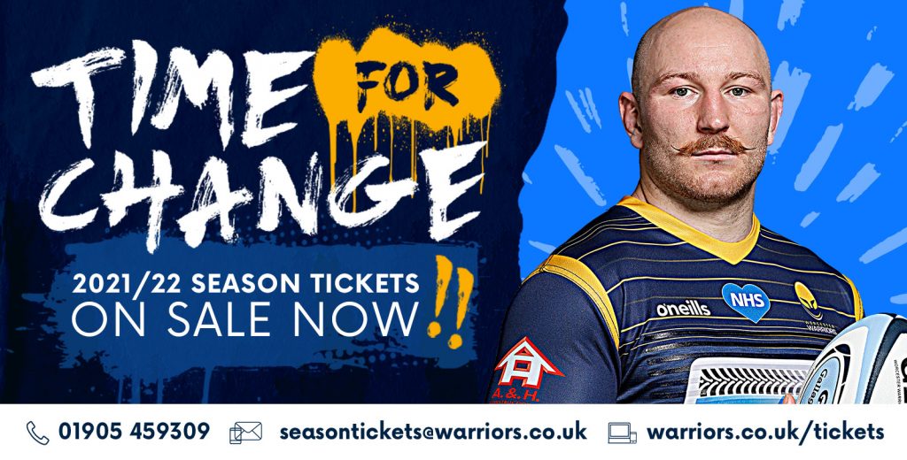 Pricing – Worcester Warriors Season Tickets 2019/20